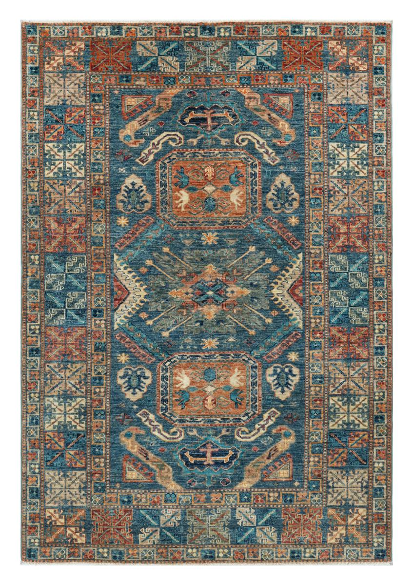 Pakistanilainen matto Kazak 193x130 193x130, Persialainen matto Solmittu käsin