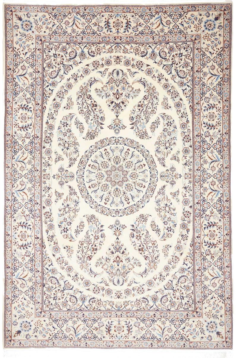 Persisk tæppe Nain 9La 307x205 307x205, Persisk tæppe Knyttet i hånden