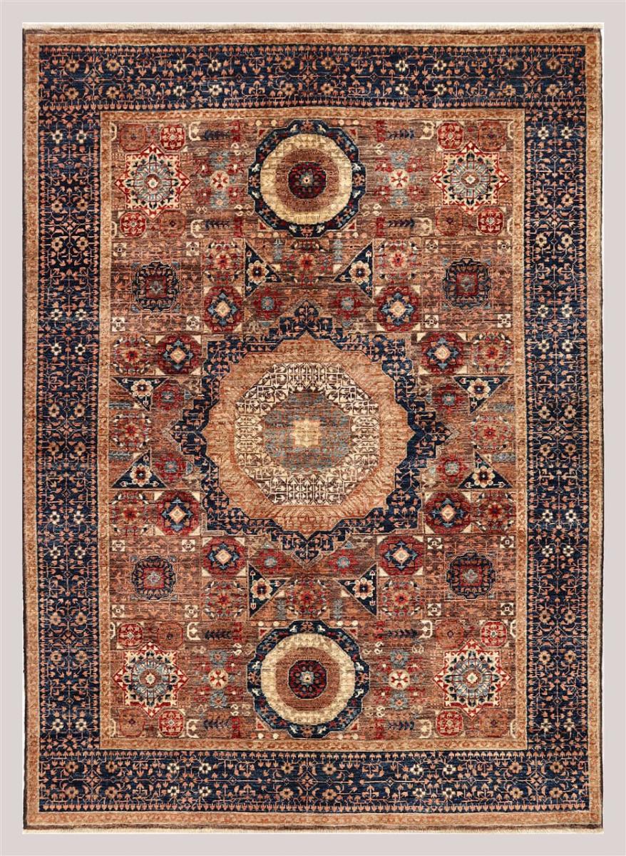 Pakistanischer Teppich Mamluk 206x147 206x147, Perserteppich Handgeknüpft