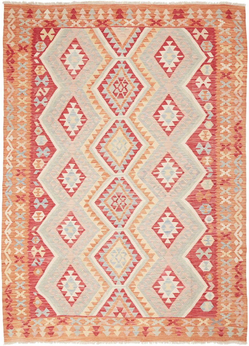 Afghaans tapijt Kilim Afghan 240x175 240x175, Perzisch tapijt Handgeweven