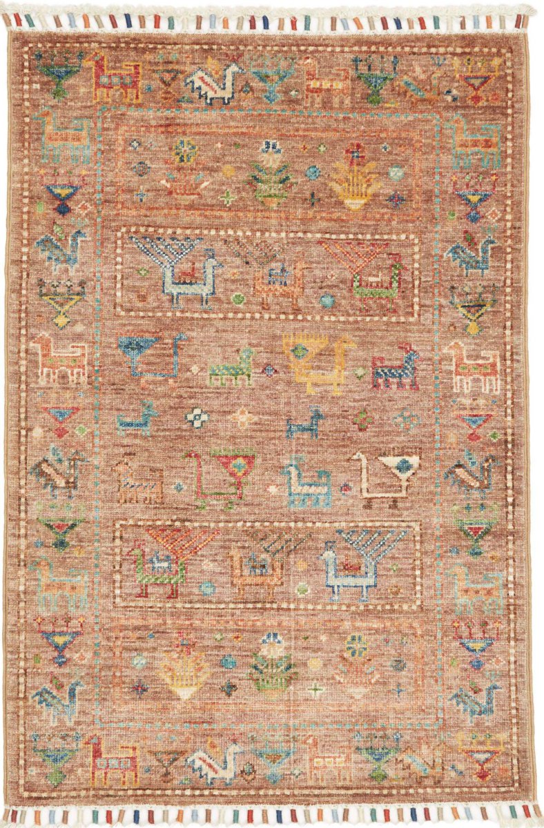 Tapis pakistanais Arijana Shaal 95x65 95x65, Tapis persan Noué à la main