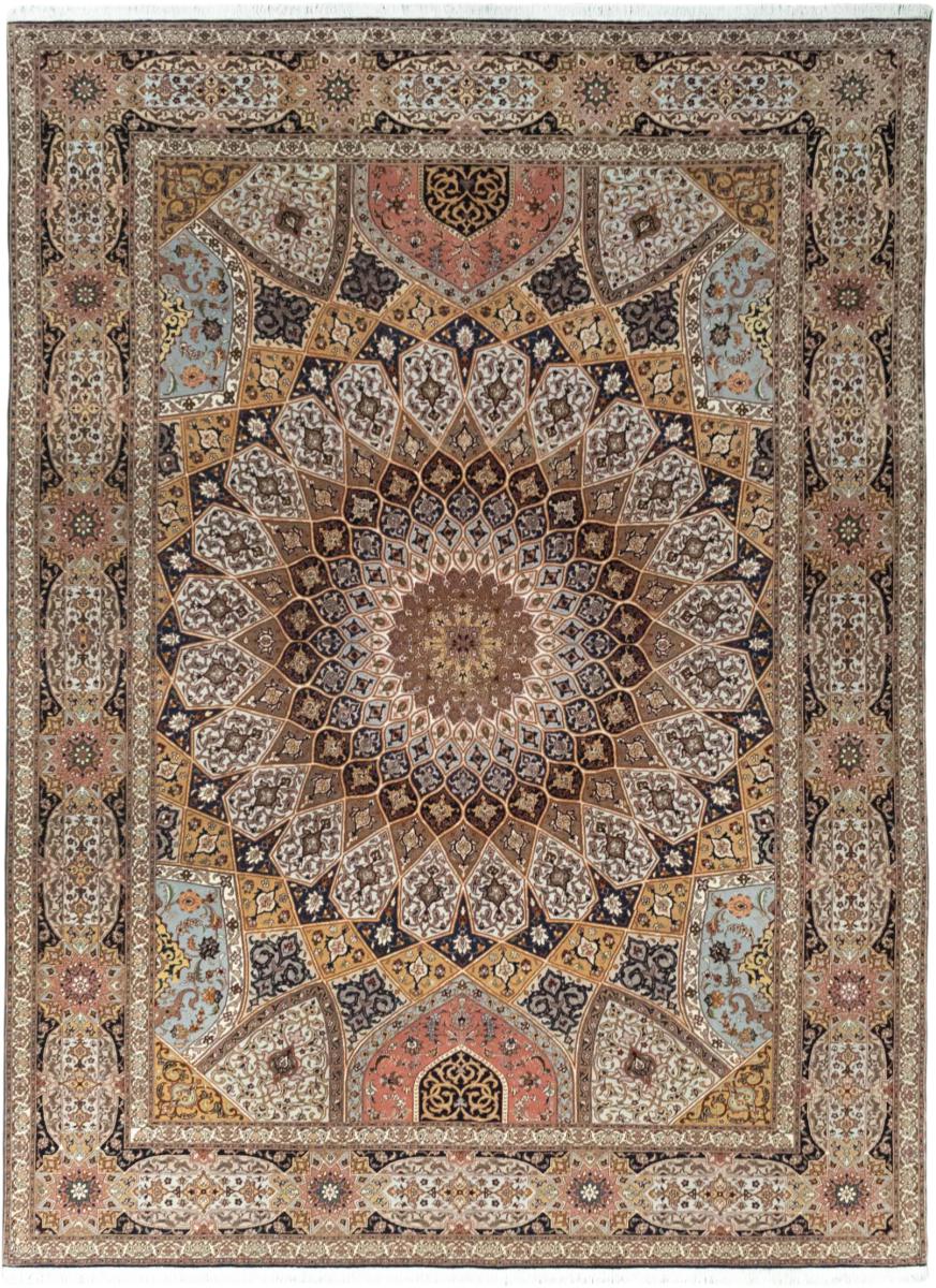 Tapete persa Tabriz 50Raj 341x251 341x251, Tapete persa Atado à mão