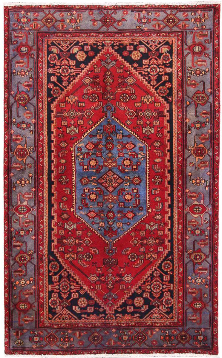 Persian Rug Hamadan 211x136 211x136, Persian Rug Knotted by hand