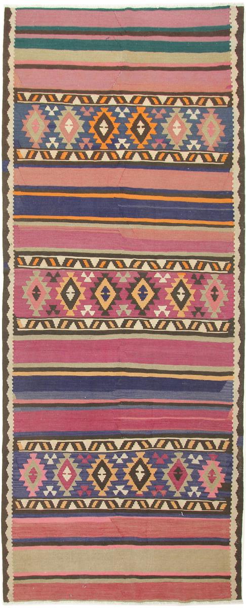 Tapete persa Kilim Fars Azerbaijan Antigo 366x148 366x148, Tapete persa Tecido à mão