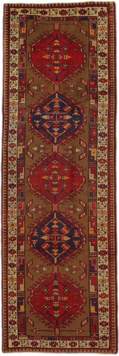 Persisk tæppe Meshkin 325x107 325x107, Persisk tæppe Knyttet i hånden