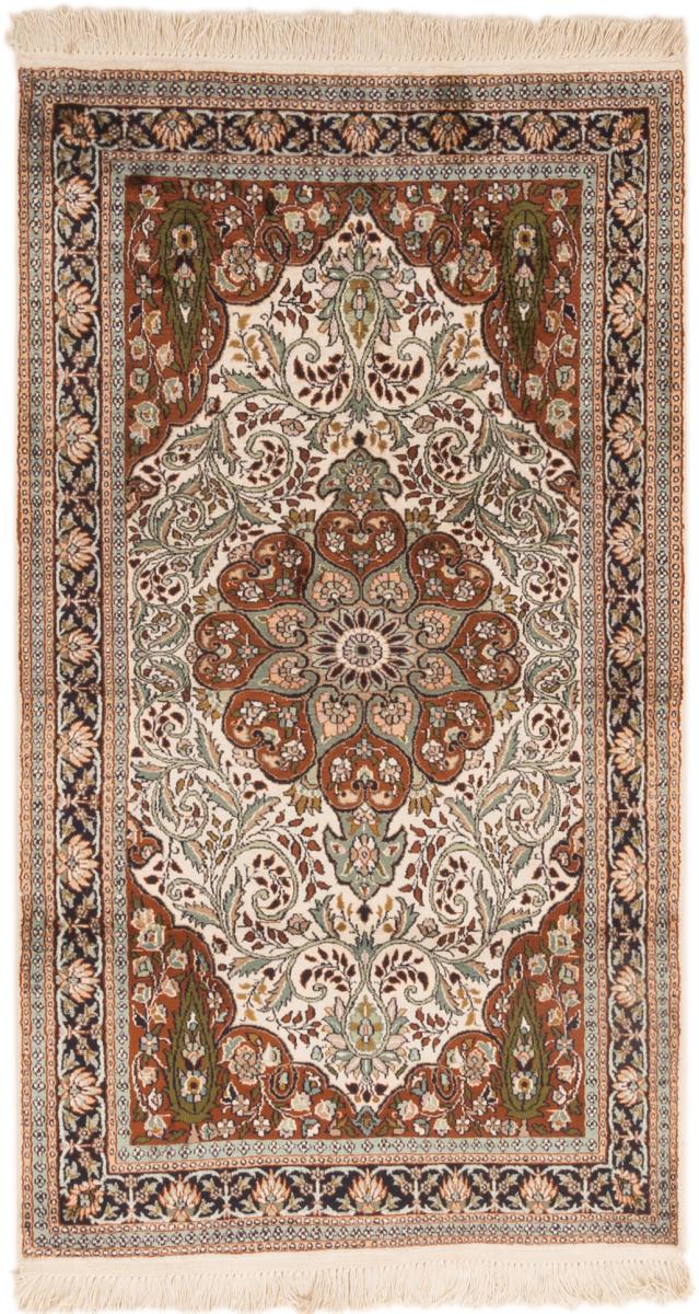 Tappeto indiano Cachemire di Seta 155x89 155x89, Tappeto persiano Annodato a mano