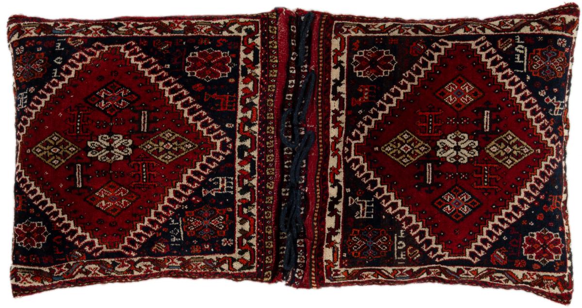 Περσικό χαλί Shiraz Khurjin 105x56 105x56, Περσικό χαλί Οι κόμποι έγιναν με το χέρι