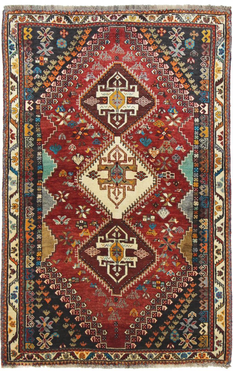 Tapete persa Ghashghai 179x113 179x113, Tapete persa Atado à mão