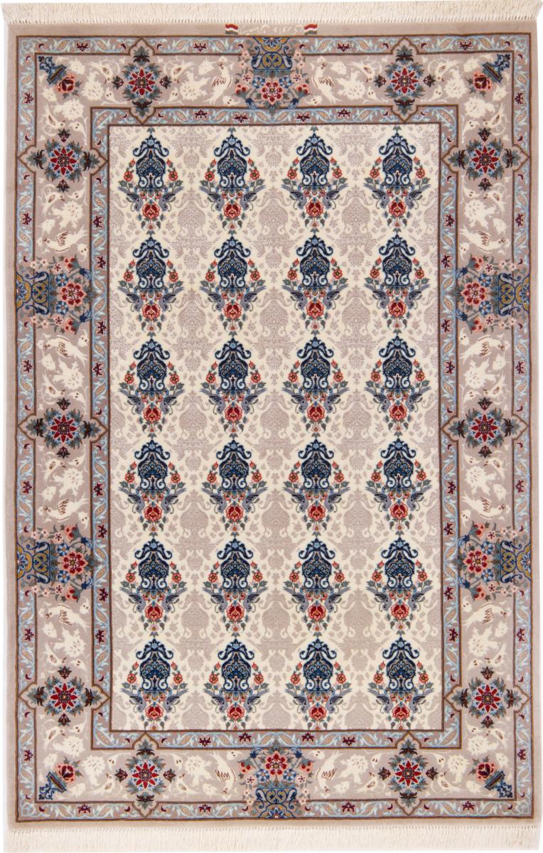 Persian Rug Isfahan Silk Warp 149x101 149x101, Persian Rug Knotted by hand