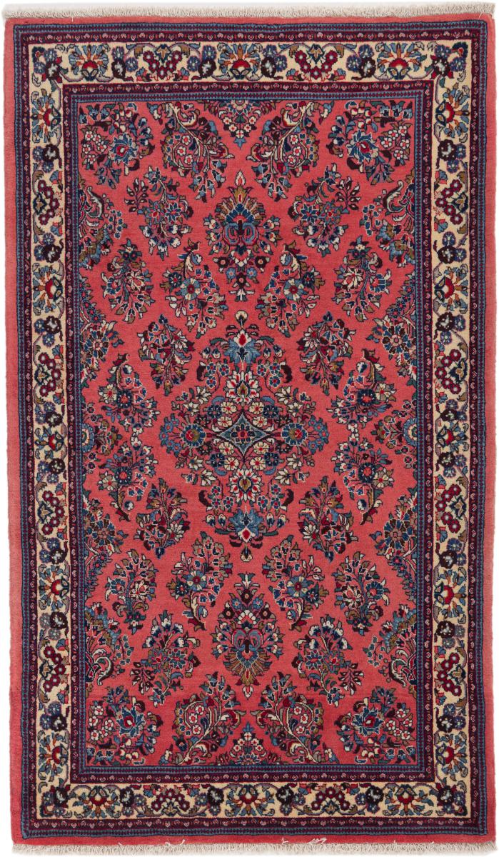 Tapis persan Sarough 212x126 212x126, Tapis persan Noué à la main