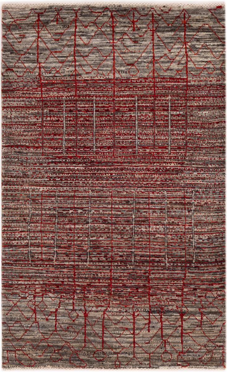 Tapete persa Persa Gabbeh Kashkuli Banafsheh 129x80 129x80, Tapete persa Atado à mão