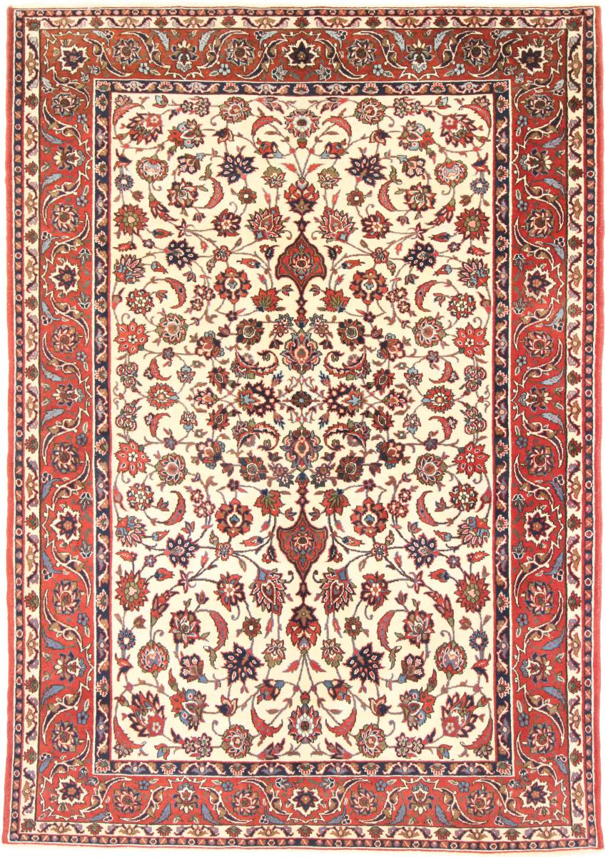 Persian Rug Isfahan 6'10"x4'9" 6'10"x4'9", Persian Rug Knotted by hand