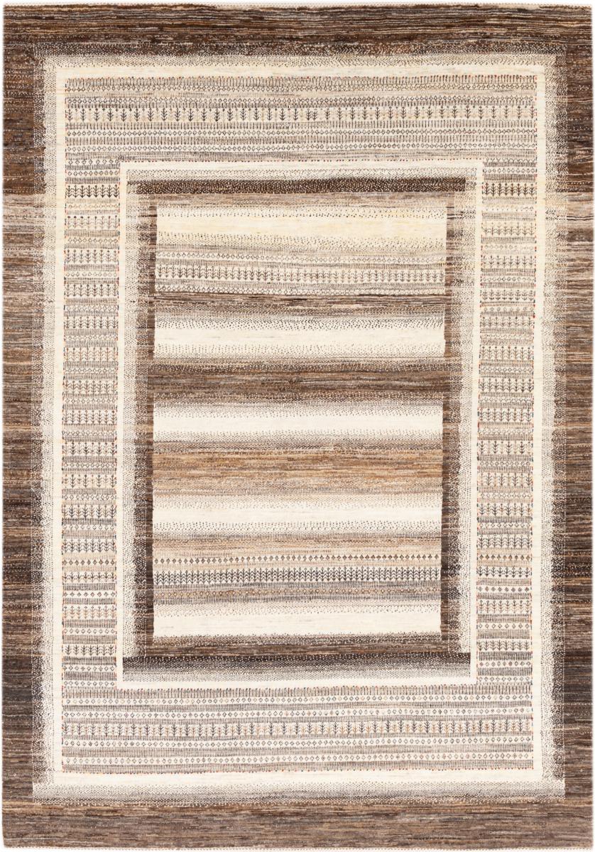 Tapis persan Persan Gabbeh Loribaft Essence 241x171 241x171, Tapis persan Noué à la main