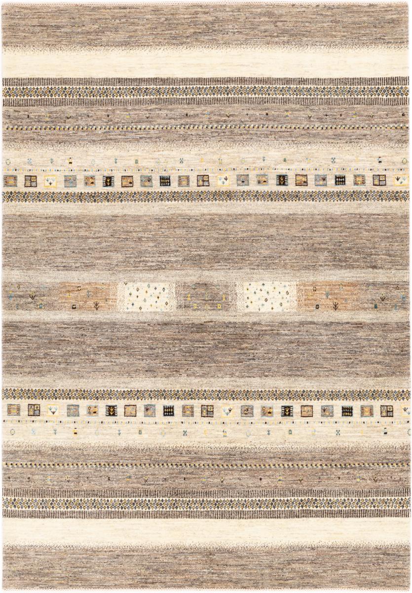 Tapis persan Persan Gabbeh Loribaft Tabiilbaft 244x171 244x171, Tapis persan Noué à la main