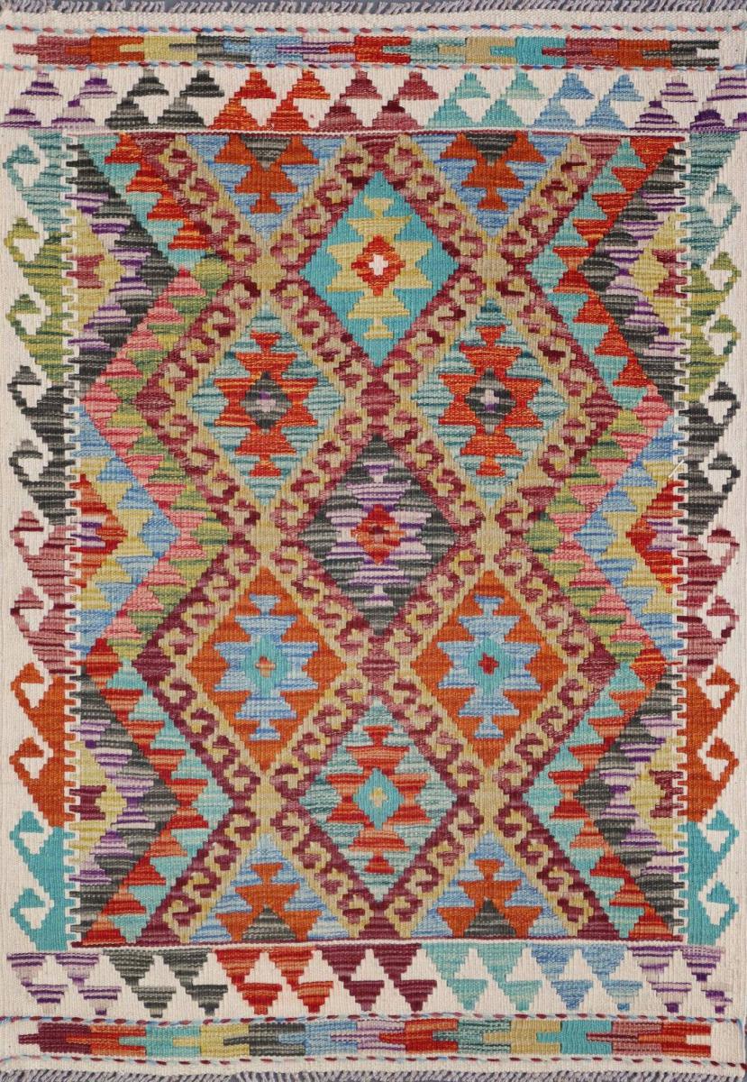 Afgán szőnyeg Kilim Afgán 126x90 126x90, Perzsa szőnyeg szőttesek