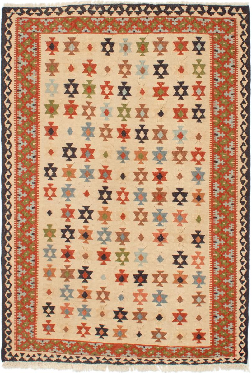 Tapete persa Kilim Fars 184x126 184x126, Tapete persa Tecido à mão