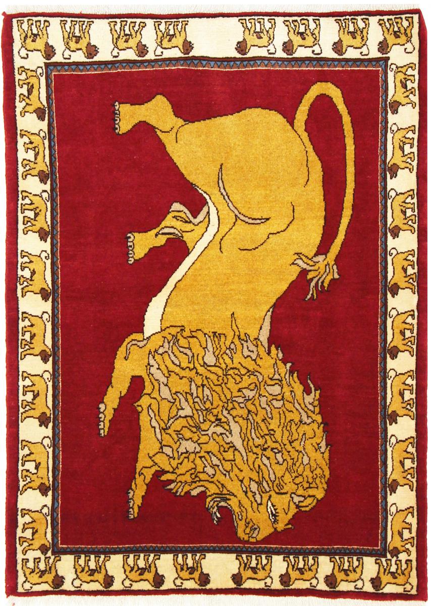 Tapete persa Yalameh 148x110 148x110, Tapete persa Atado à mão