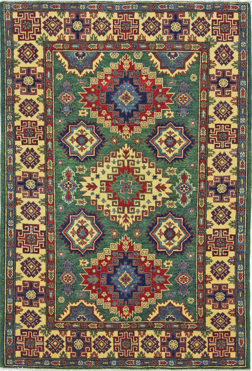 Tapis afghan Kazak 182x123 182x123, Tapis persan Noué à la main