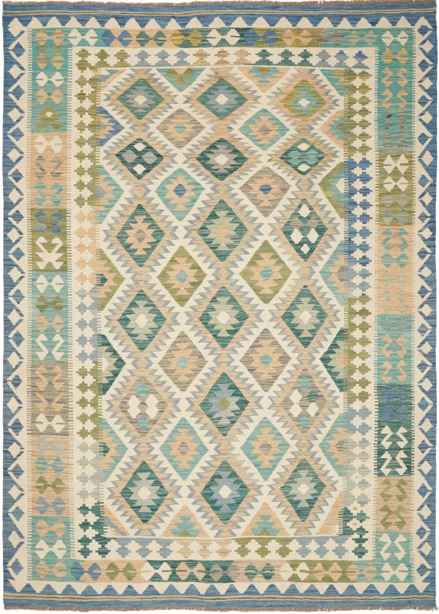 Tapete afegão Kilim Afegão 245x177 245x177, Tapete persa Tecido à mão