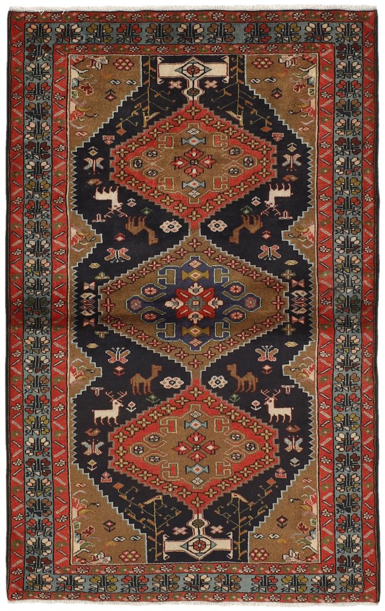 Persian Rug Hamadan 199x124 199x124, Persian Rug Knotted by hand