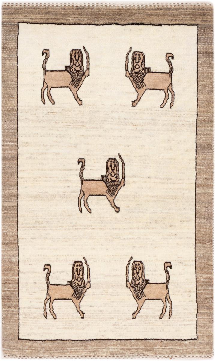 Tapete persa Persa Gabbeh Kashkuli Banafsheh 131x81 131x81, Tapete persa Atado à mão