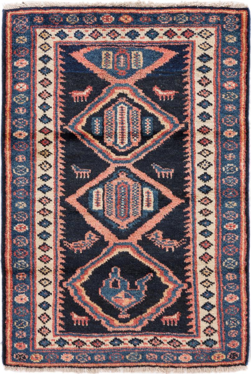 Covor persan Sanandaj Vechi 100x68 100x68, Covor persan Lucrate de mână