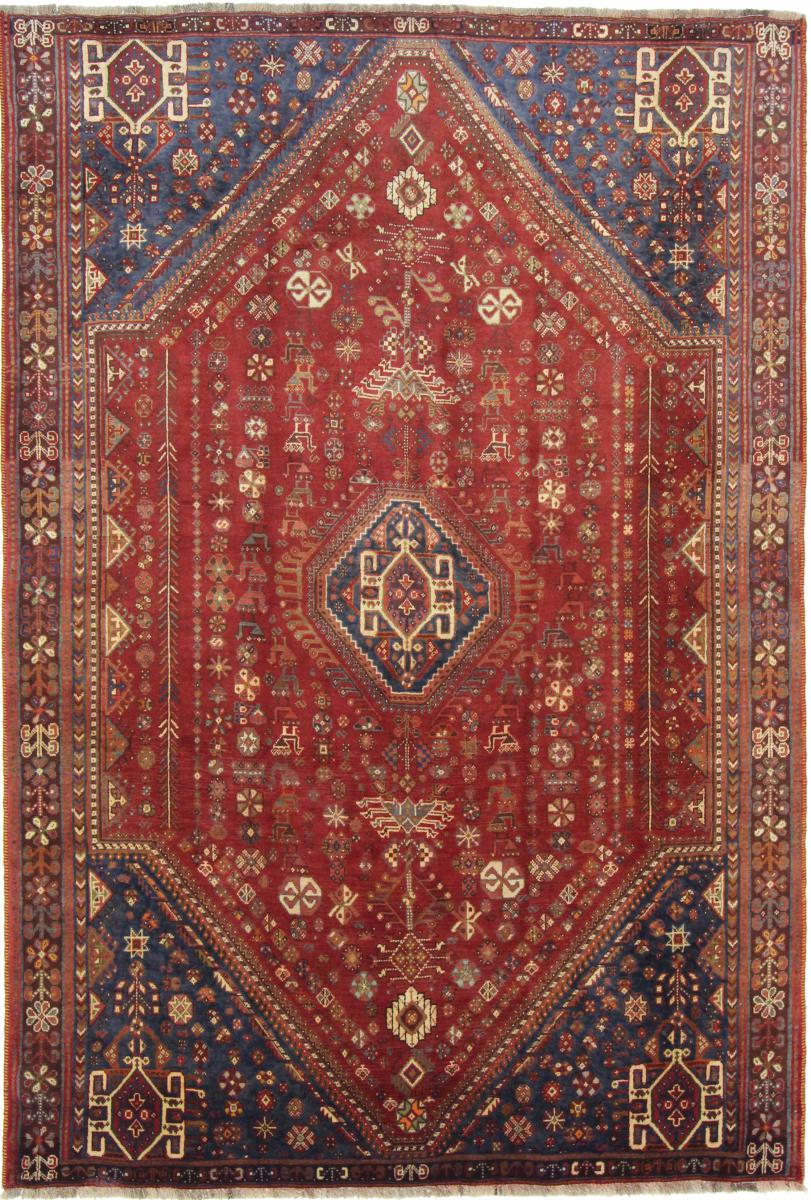 Tapete persa Ghashghai 276x188 276x188, Tapete persa Atado à mão