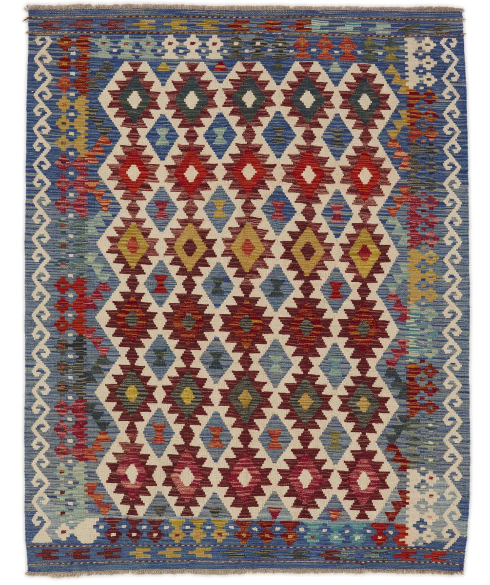 Tapete afegão Kilim Afegão 195x152 195x152, Tapete persa Tecido à mão