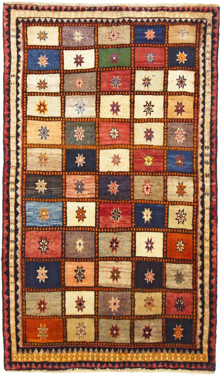 Tapete persa Ghashghai 169x100 169x100, Tapete persa Atado à mão