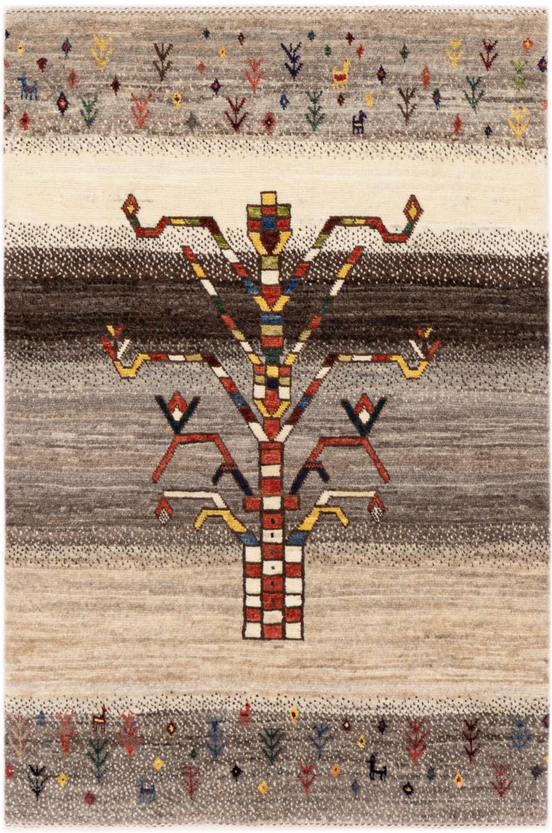 Tapete persa Persa Gabbeh Kashkuli Banafsheh 117x79 117x79, Tapete persa Atado à mão