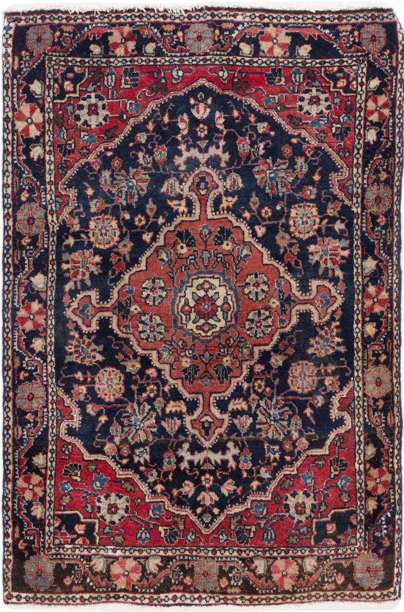 Persian Rug Sarouk Old 95x63 95x63, Persian Rug Knotted by hand