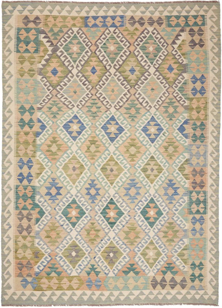 Afghansk teppe Kelim Afghan 240x173 240x173, Persisk teppe Handwoven 