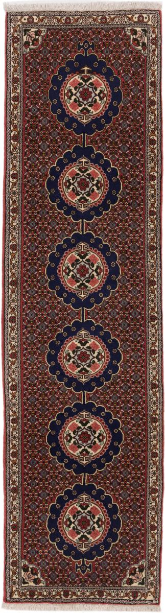 Tapis persan Senneh 278x72 278x72, Tapis persan Noué à la main