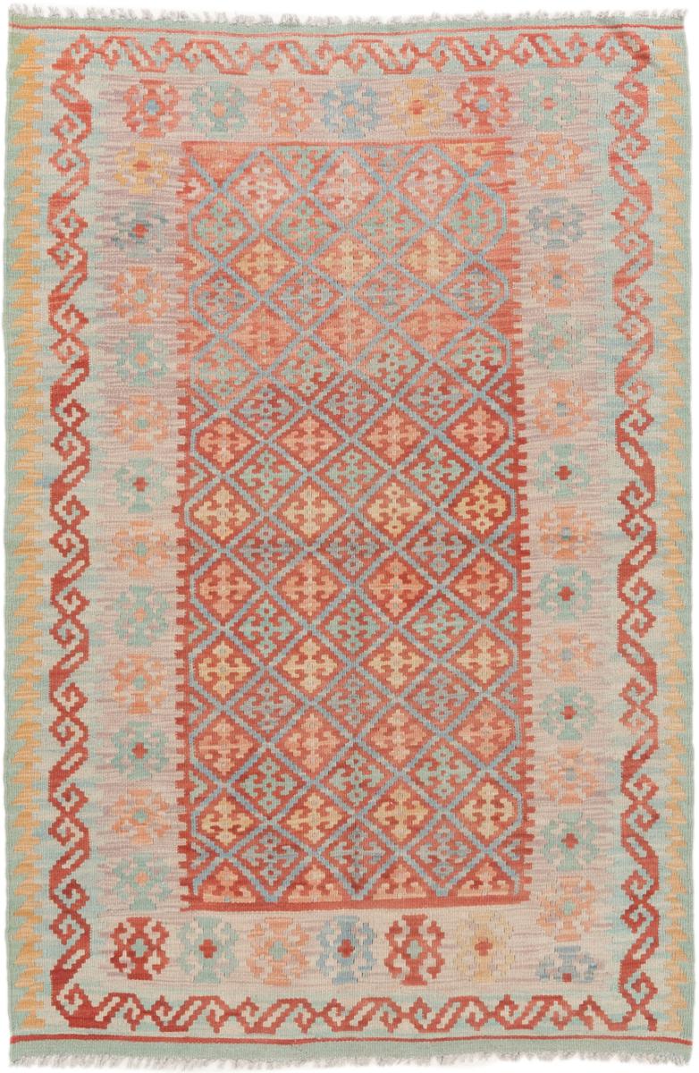 Tapete afegão Kilim Afegão 153x103 153x103, Tapete persa Tecido à mão