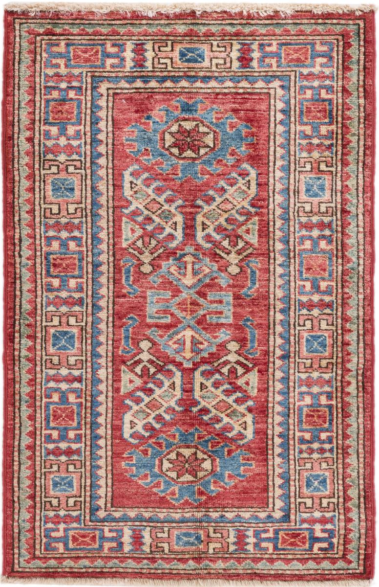 Alfombra afgana Super Kazak 92x59 92x59, Alfombra persa Anudado a mano