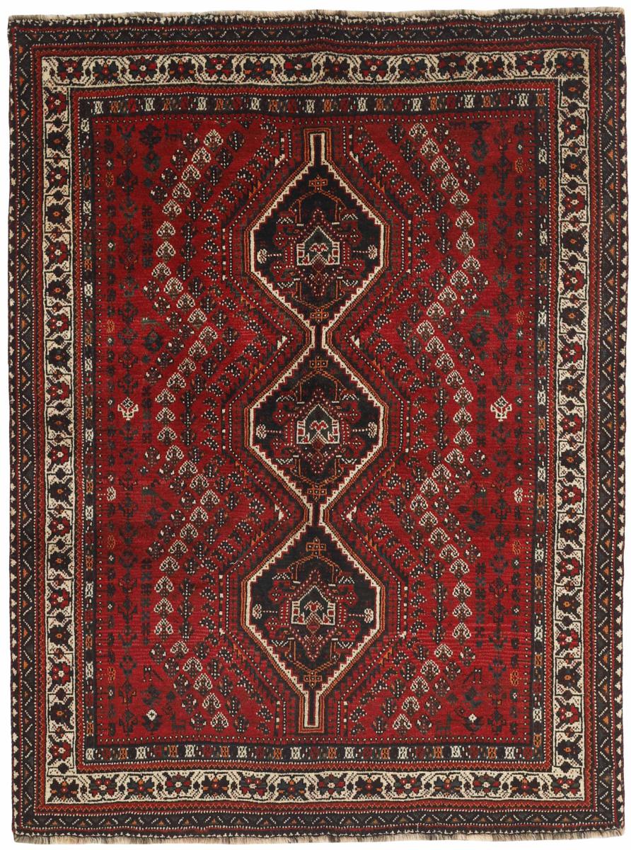 Tapis persan Shiraz 203x155 203x155, Tapis persan Noué à la main
