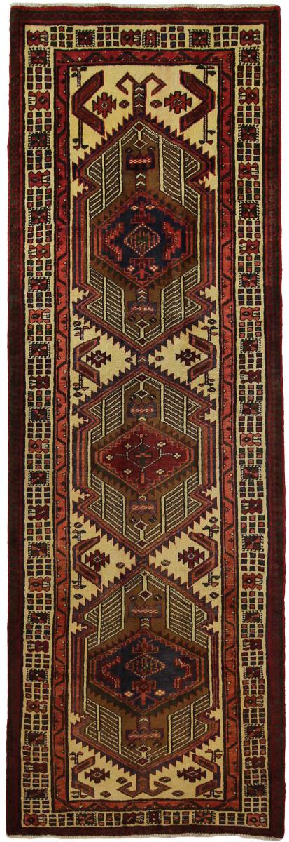 Persisk tæppe Meshkin 314x106 314x106, Persisk tæppe Knyttet i hånden