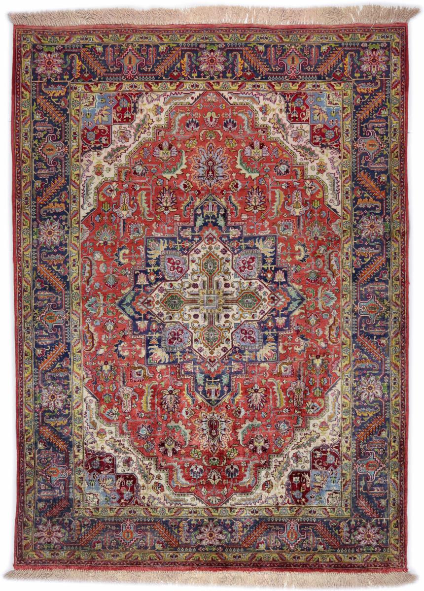 Tapete persa Tabriz Seda Velho 194x139 194x139, Tapete persa Atado à mão