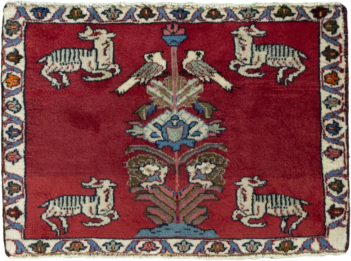 Tapis persan Persan Gabbeh Ghashghai 48x66 48x66, Tapis persan Noué à la main