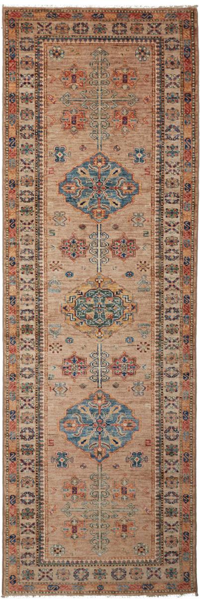 Pakistani rug Super Kazak 8'1"x2'8" 8'1"x2'8", Persian Rug Knotted by hand