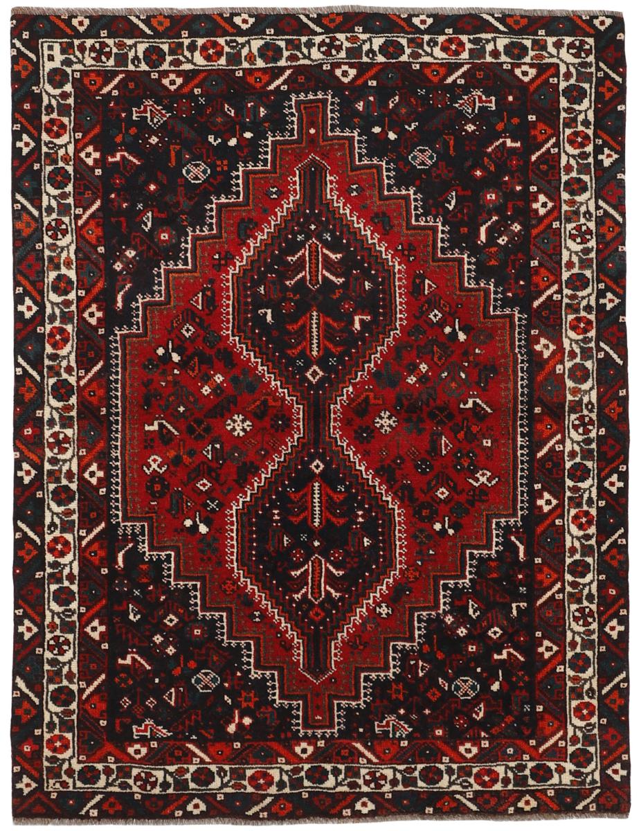 Persian Rug Shiraz 196x150 196x150, Persian Rug Knotted by hand