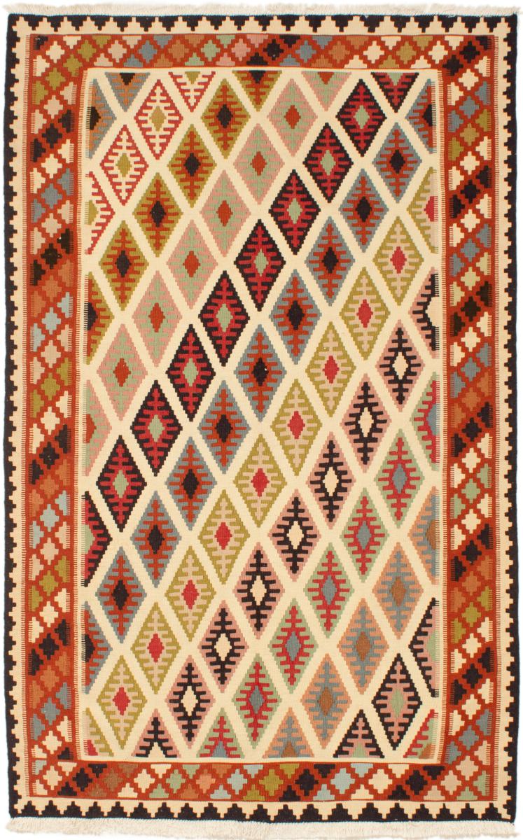 Tapete persa Kilim Fars 6'2"x3'10" 6'2"x3'10", Tapete persa Tecido à mão