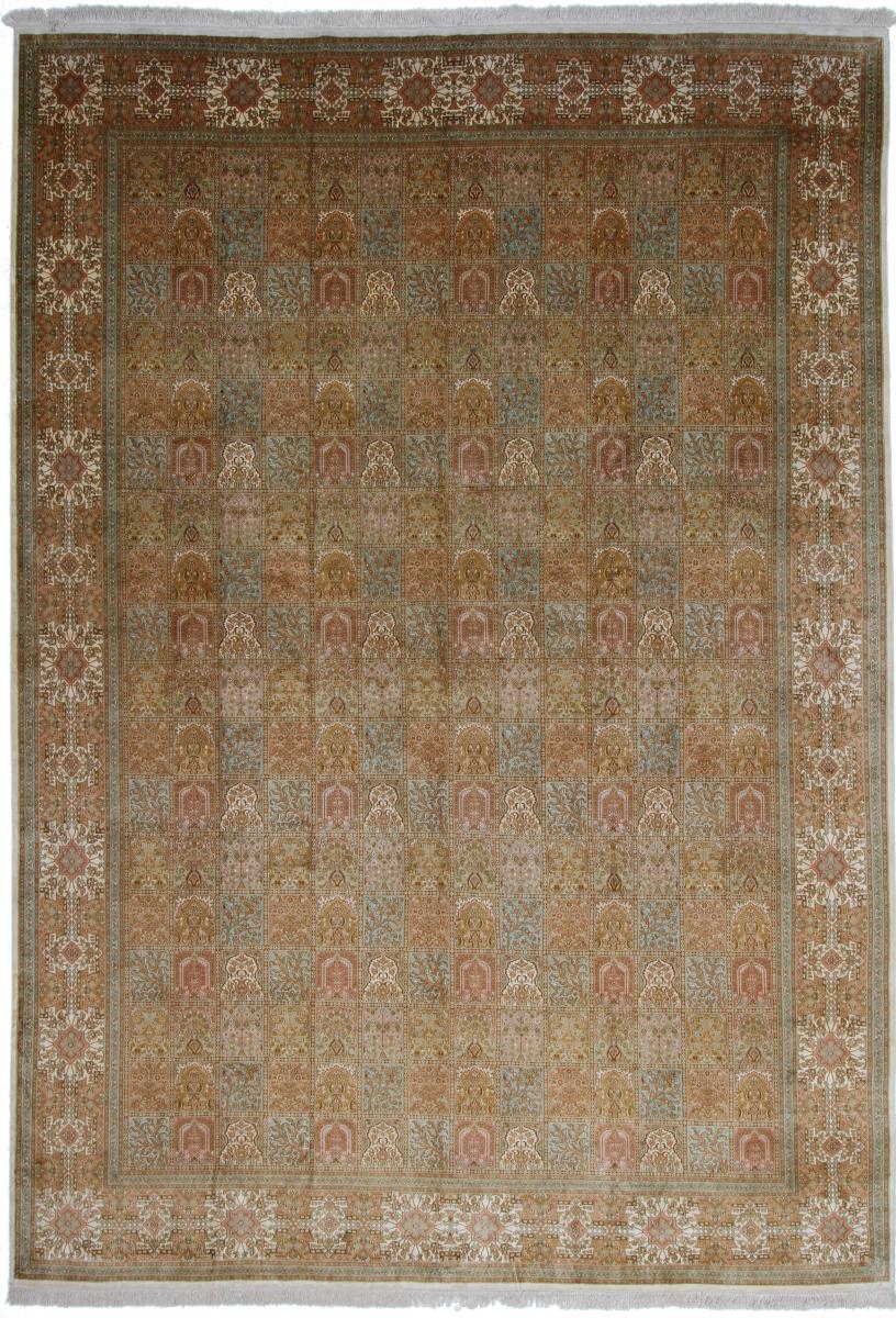 Tapis indien Cachemire Pure Soie Single Knot 436x302 436x302, Tapis persan Noué à la main