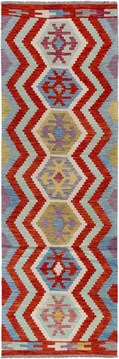Tapis afghan Kilim Afghan 245x80 245x80, Tapis persan Tissé à la main