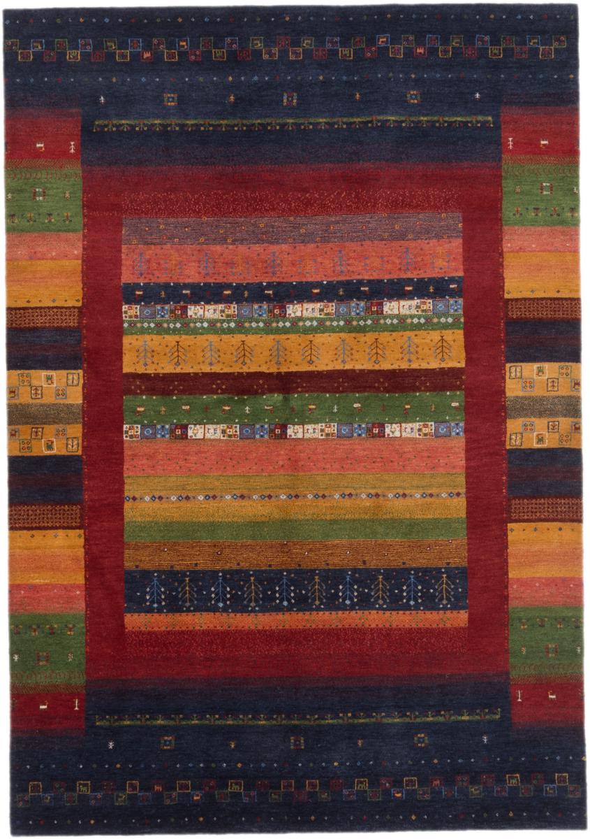 Tapis indien Gabbeh Loribaft 244x171 244x171, Tapis persan Noué à la main