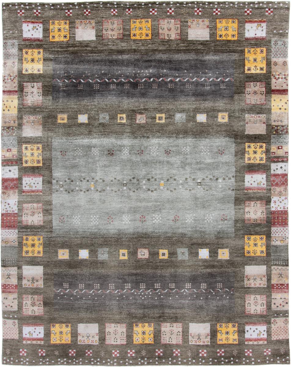 Tapis indien Gabbeh Loribaft 255x202 255x202, Tapis persan Noué à la main