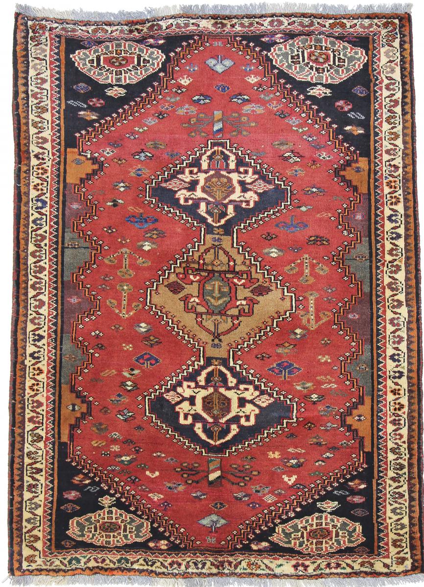 Tapete persa Ghashghai 173x124 173x124, Tapete persa Atado à mão