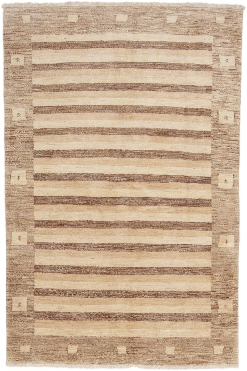 Persian Rug Persian Gabbeh Loribaft 7'7"x5'1" 7'7"x5'1", Persian Rug Knotted by hand