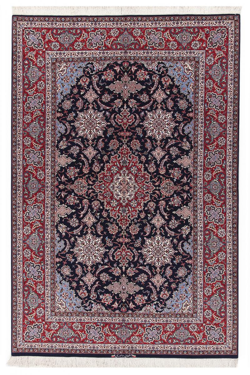 Tappeto persiano Isfahan Ordito in Seta 233x153 233x153, Tappeto persiano Annodato a mano