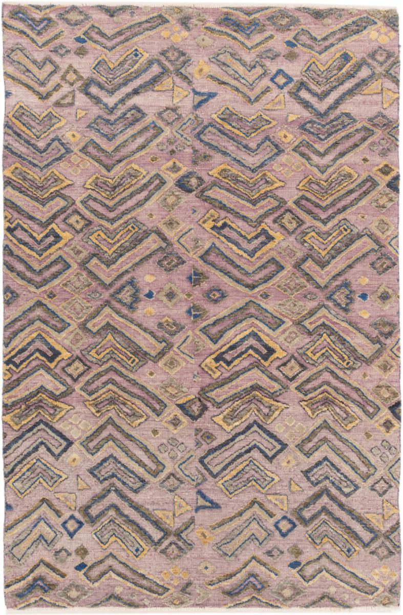 Moroccan Rug Berber Maroccan 10'0"x6'7" 10'0"x6'7", Persian Rug Knotted by hand